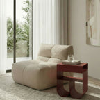 Curl - Side Table - Metal - Bordeaux