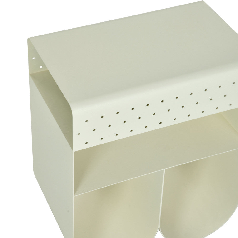 Curl - Side Table - Metal - Beige