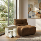 Curl - Side Table - Metal - Beige