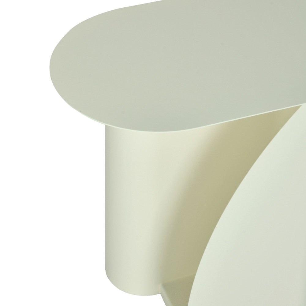 Wave - Side Table - Metal - Beige