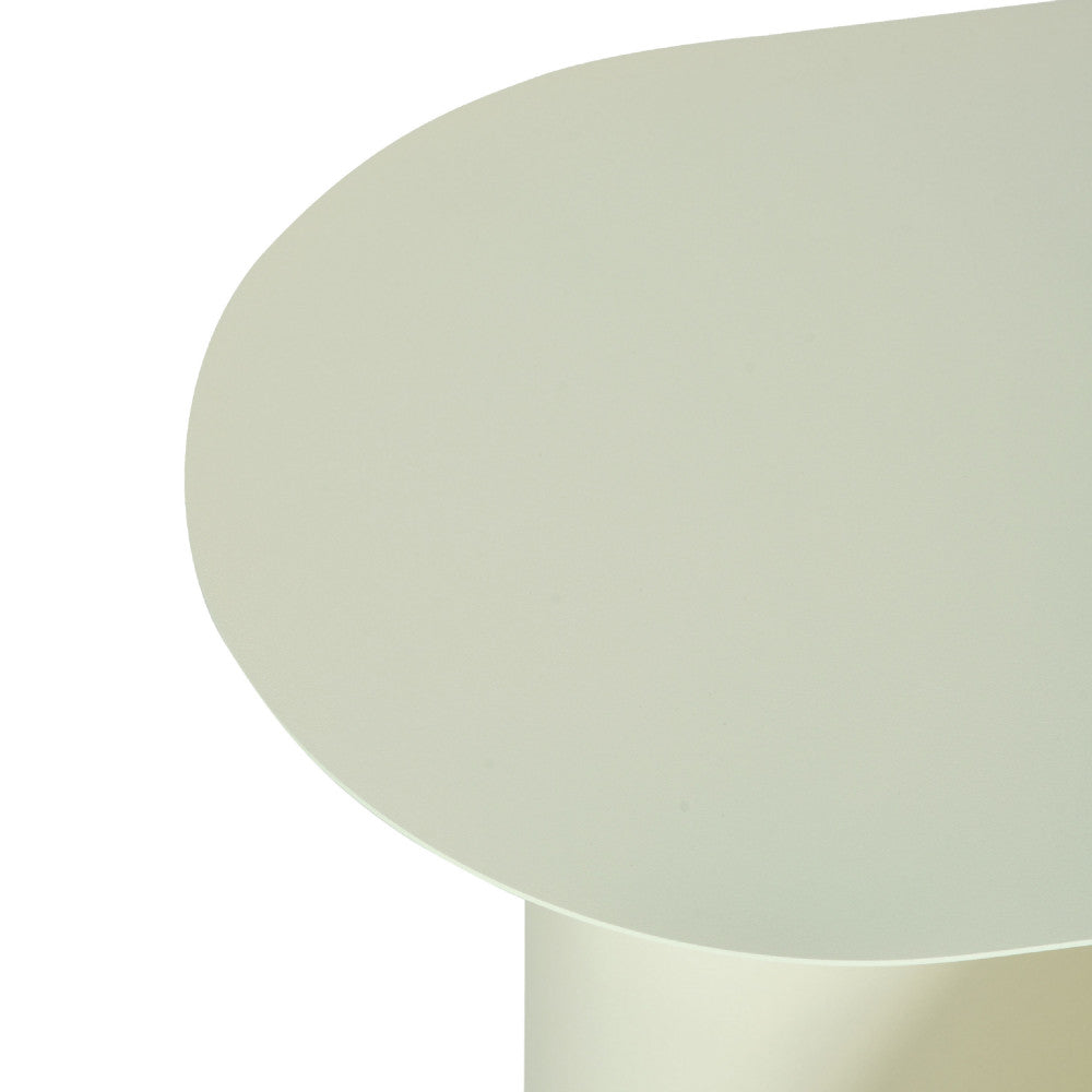 Wave - Side Table - Metal - Beige