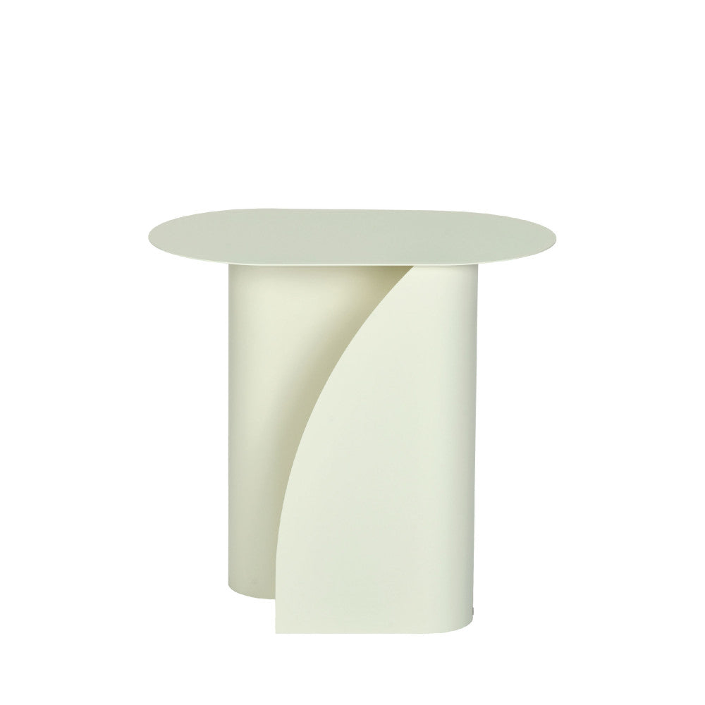 Wave - Side Table - Metal - Beige