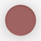 Nora - Mesa auxiliar de Mdf lacado rojo frambuesa