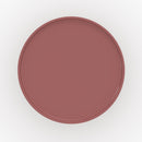 Table d'appoint Nora laquée rouge framboise en MDF, D50 cm