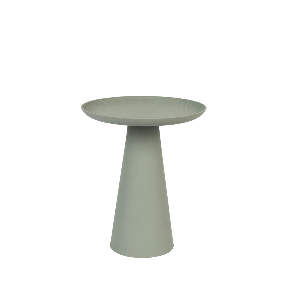 Ringar - Round Side Table - Aluminium - Green