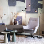 Ringar - Round Side Table - Aluminium - Ivory White
