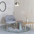 Ringar - Round Side Table - Aluminium - Green