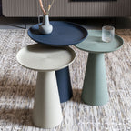 Ringar - Round Side Table - Aluminium - Green