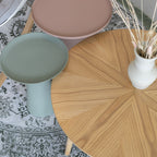 Ringar - Round Side Table - Aluminium - Green