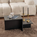 Harmony Living Room Coffee Table - Black Wood