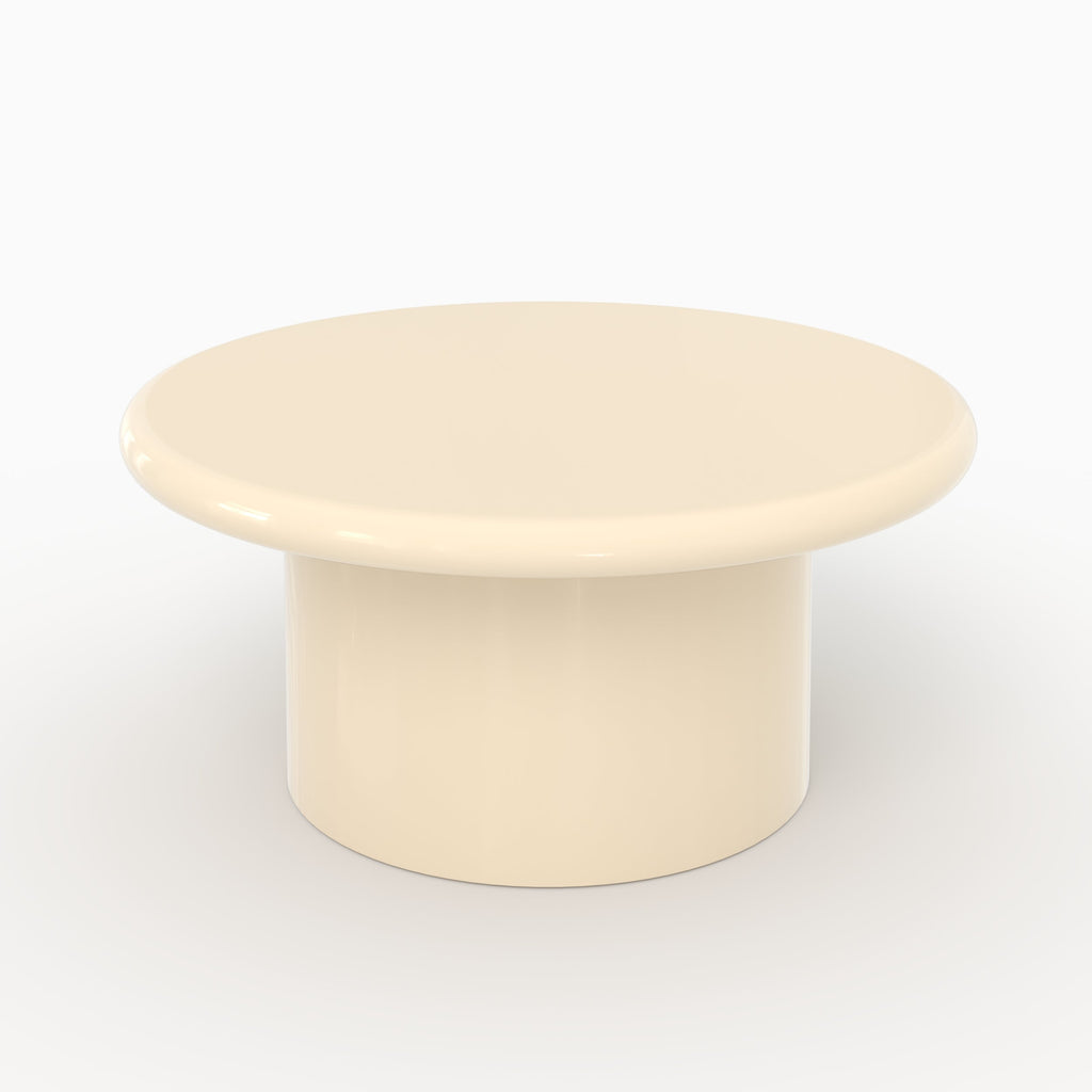 Apoline - Table Basse Laquée Blanche En Mdf