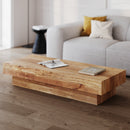 Table basse Aréto en bois de manguier