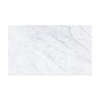 Izaé - Mesa de centro rectangular de mármol blanco