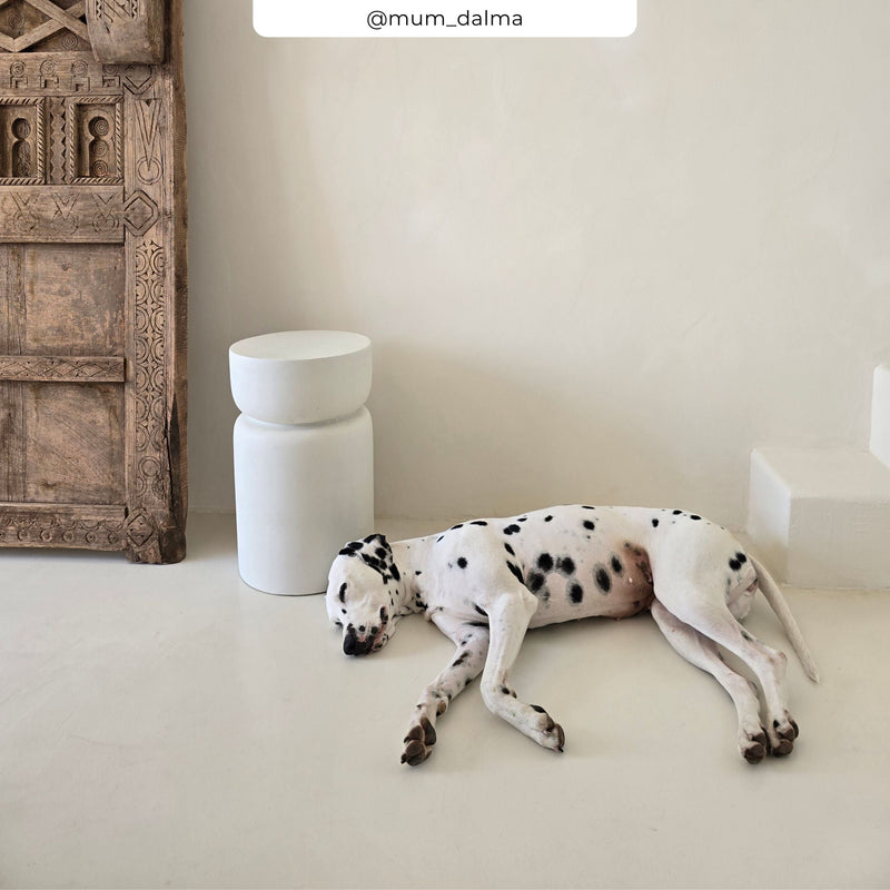 table basse blanche petite table d appoint tahiti