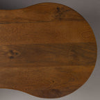 Tilon - Mesa de centro orgánica - Madera - Madera oscura