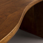 Tilon - Mesa de centro orgánica - Madera - Madera oscura