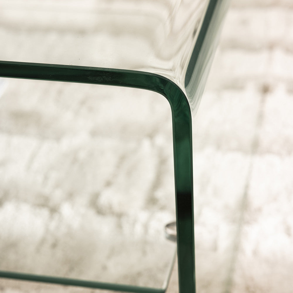 Nido - Double-Top Coffee Table - Glass - Transparent