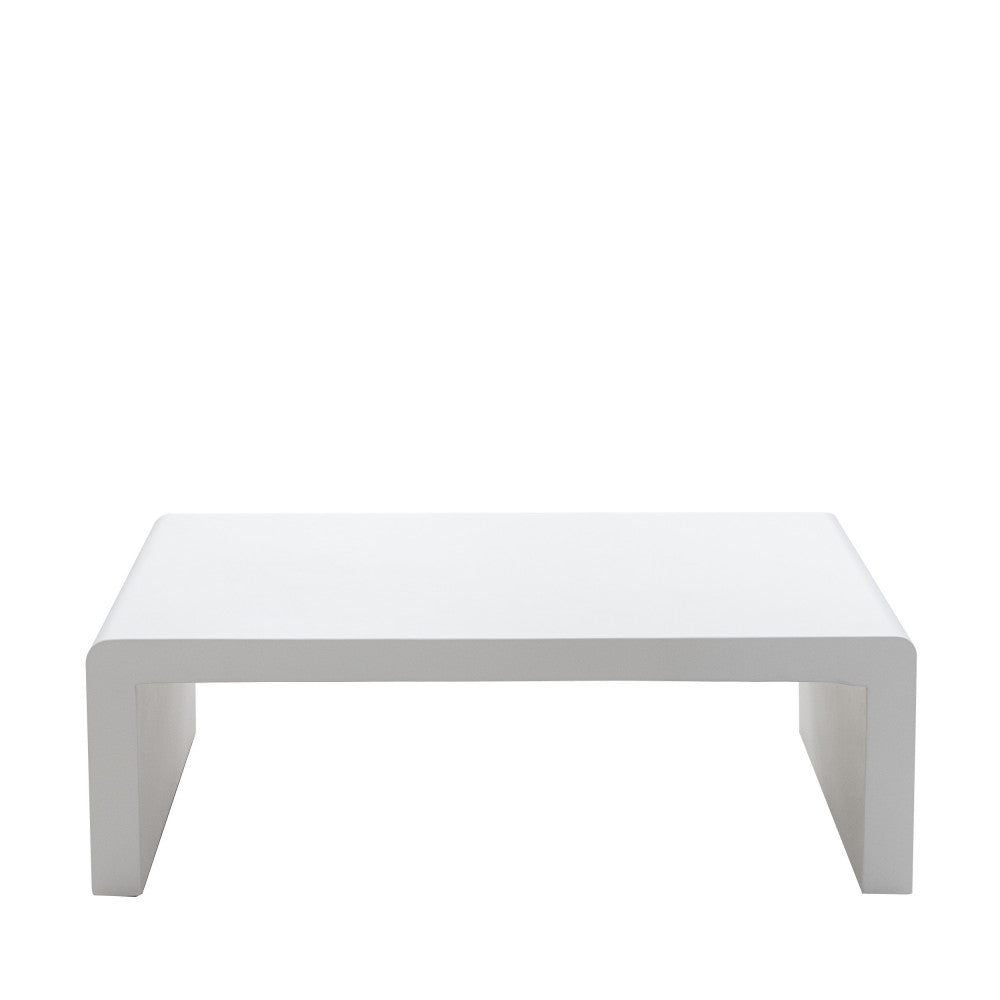 Tocoa - Mesa de centro - Fibra de cemento - Blanco