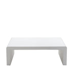 Tocoa - Mesa de centro - Fibra de cemento - Blanco
