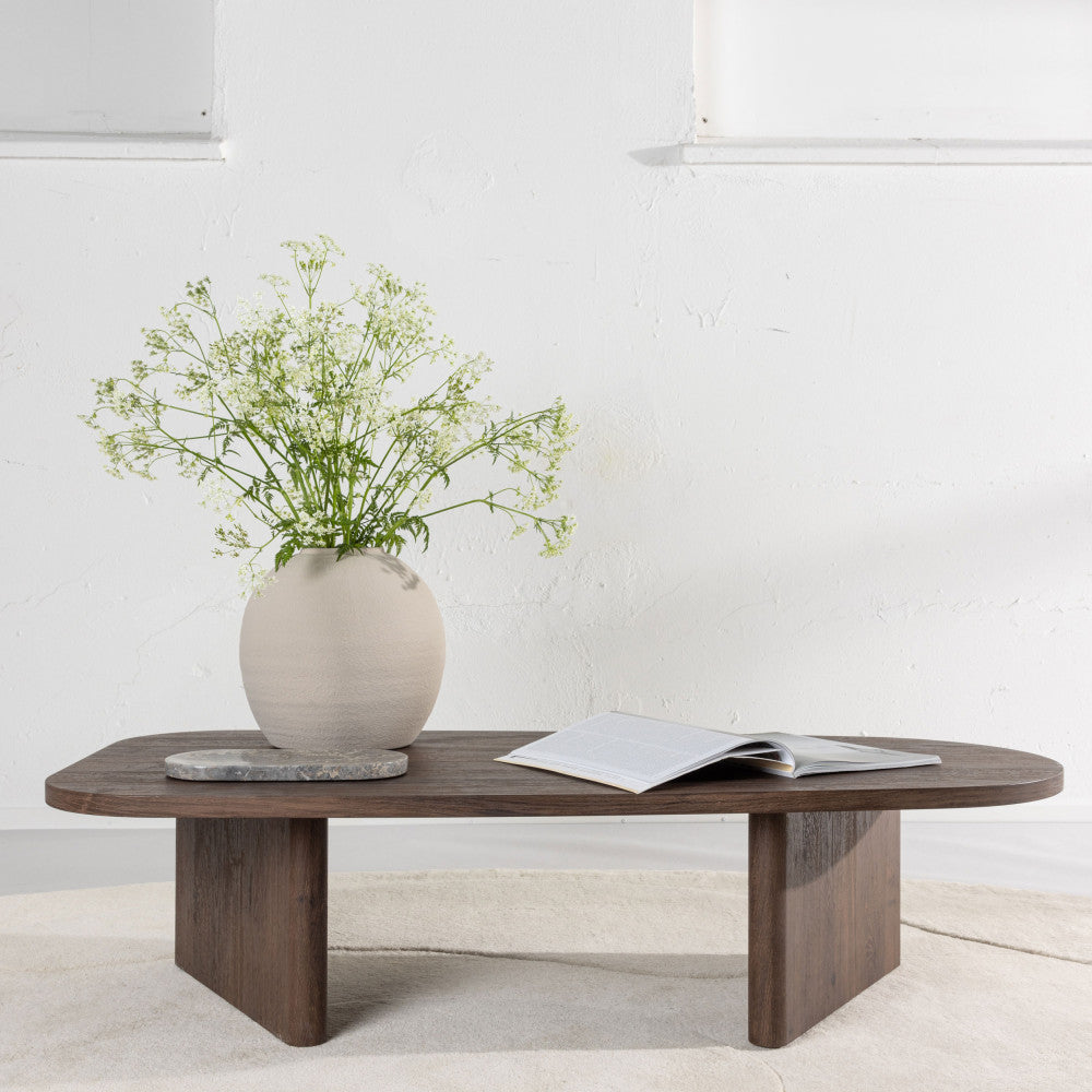Gronvik - Organic Coffee Table - Wood - Dark Wood