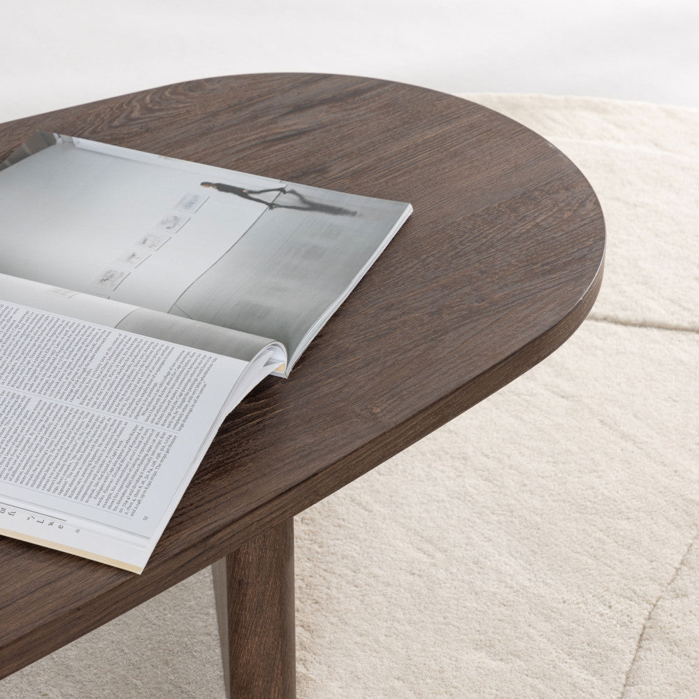 Gronvik - Organic Coffee Table - Wood - Dark Wood