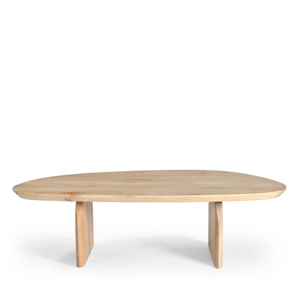 Malang - Organic Coffee Table - Solid Mango Wood - Light Wood