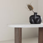 Gronvik - Organic Coffee Table - Marble Effect - Light Grey