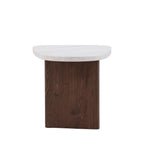 Gronvik - Organic Coffee Table - Marble Effect - Light Grey