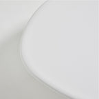 Luna - Table Basse Organique - Fibre De Ciment - Blanc