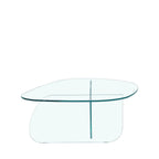 Tila - Mesa de centro orgánica - Cristal - Transparente