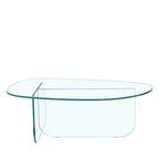 Tila - Mesa de centro orgánica - Cristal - Transparente