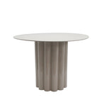 Leon - Round Coffee Table - Aluminium - Beige