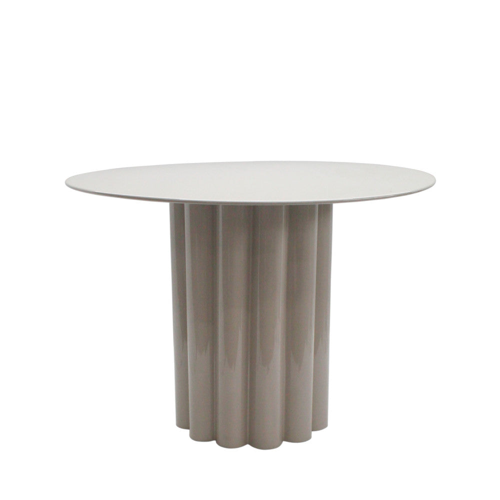 Leon - Round Coffee Table - Aluminium - Beige