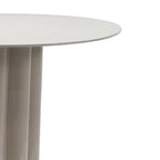Leon - Round Coffee Table - Aluminium - Beige