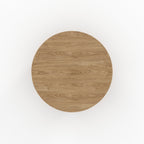Galia - Table Basse Ronde En Bois Massif De Mindi
