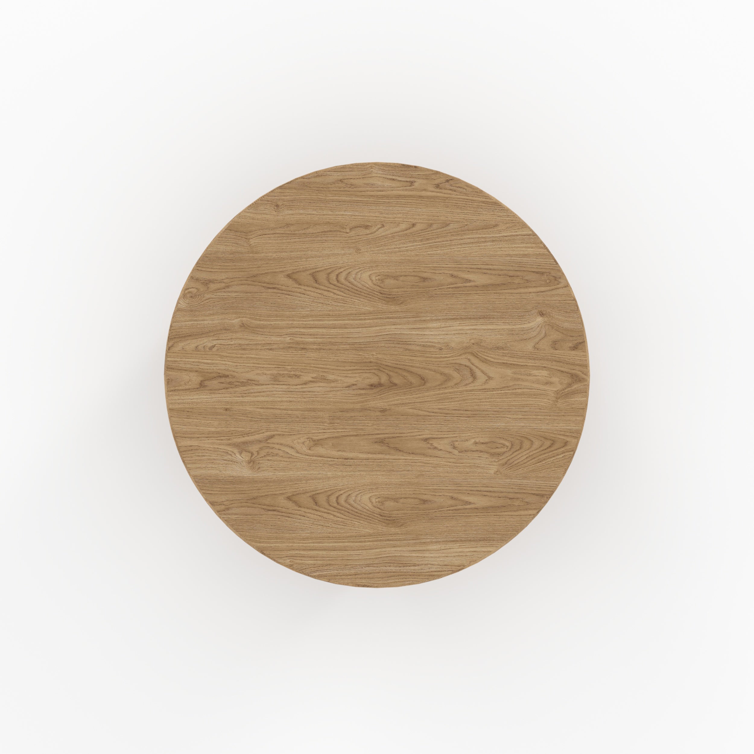 Galia - Table Basse Ronde En Bois Massif De Mindi
