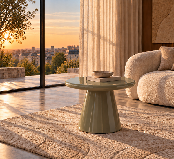 Kuma - Round coffee table 60 cm - Lacquered