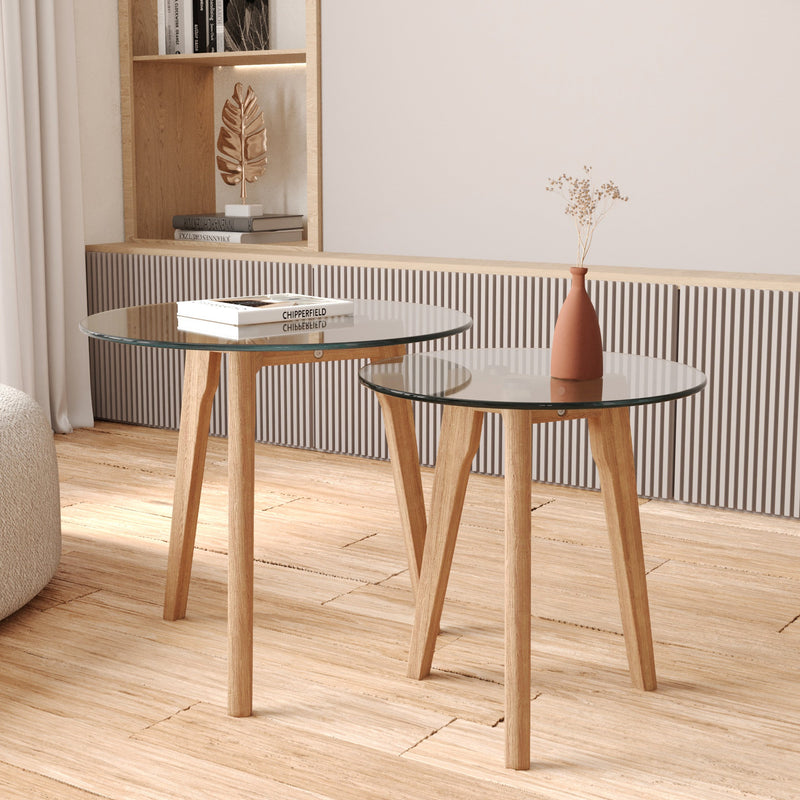 Set of 2 Venus Coffee Tables - Transparent