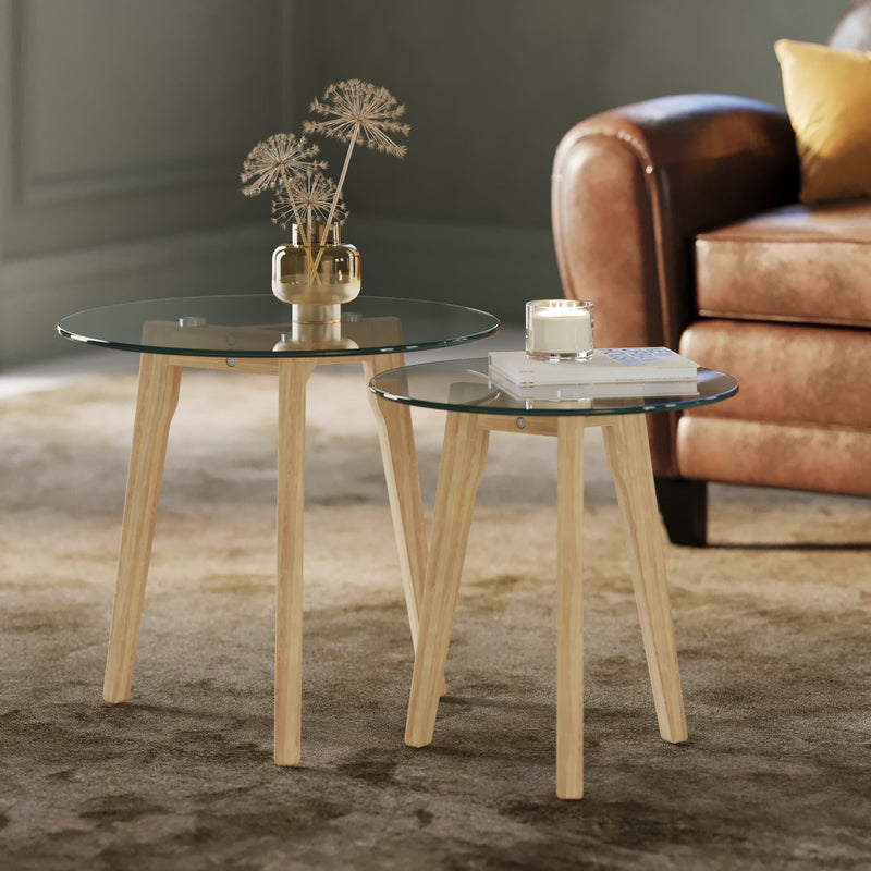 Set of 2 Venus Coffee Tables - Transparent