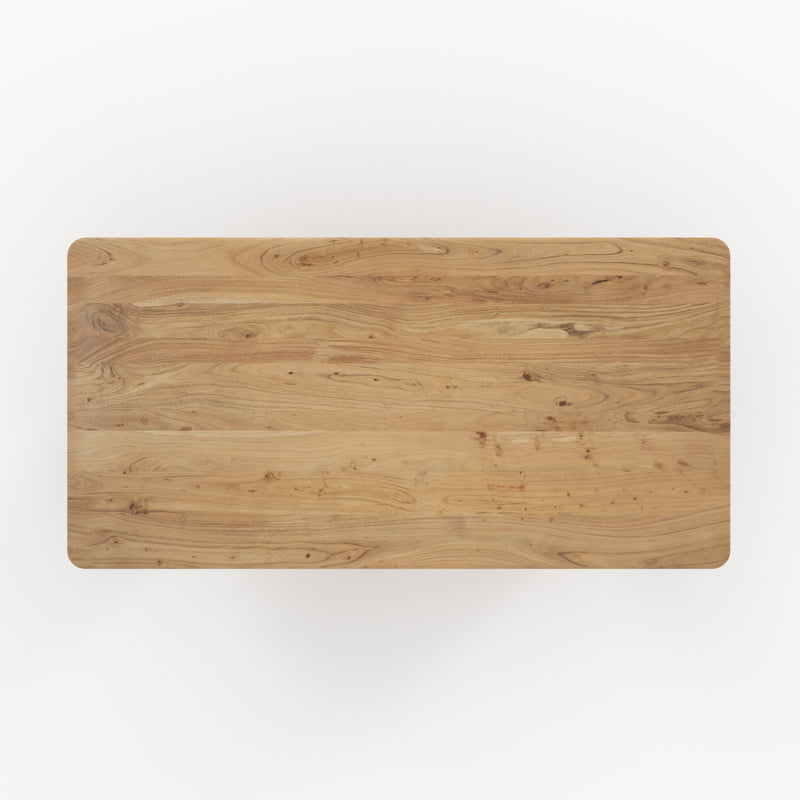 Table rectangulaire Andrea en bois d'acacia 8 personnes