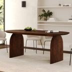 Alix - Oval Table In Solid Mango Wood 6 Places