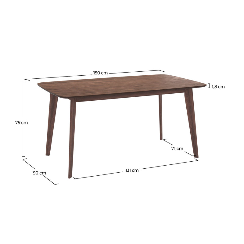 Oman Table - Dark Brown