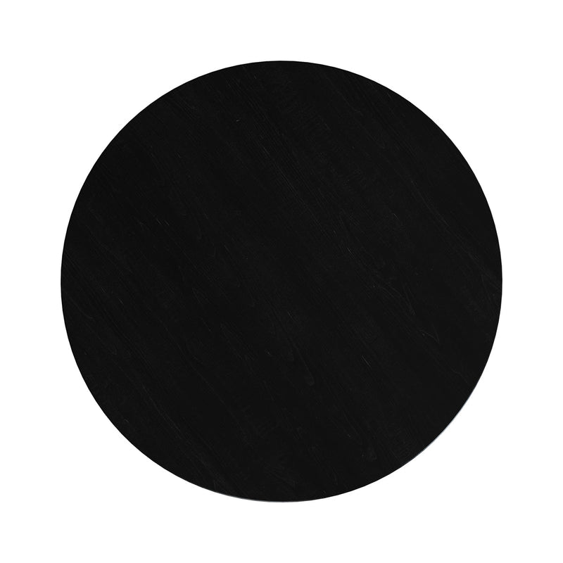 Table d'appoint Képès noire D50 cm