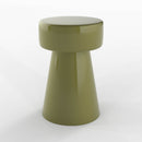 Table d'appoint Athéna en métal vert D30 cm