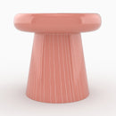 table d appoint felicie rose rayee blanche metal