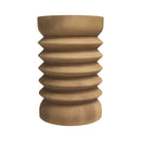 Tabouret Lewa en bois de suar D30 cm