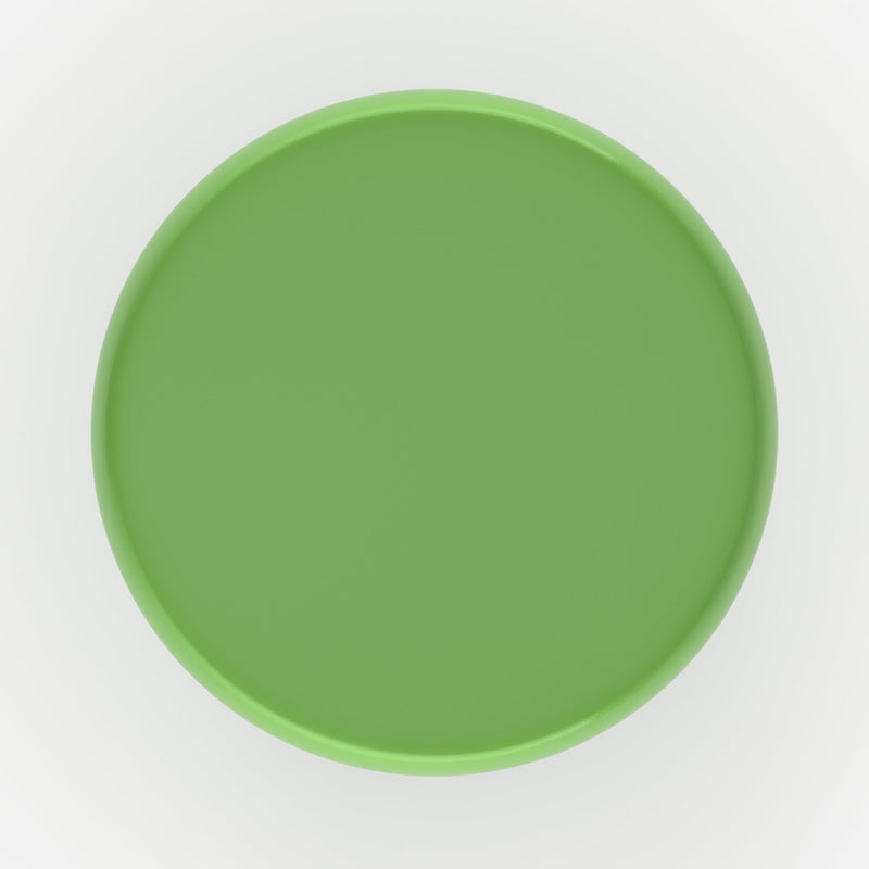 table d appoint metal vert fluo ronde anouk