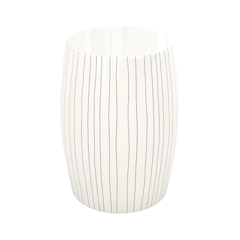 table d appoint nello ronde en metal blanc fond blanc