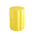 Neon - Round Side Table - Aluminium - Yellow