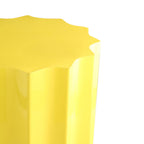 Neon - Round Side Table - Aluminium - Yellow
